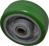 Albion Casters 4" Diam x 1-1/2" Wide, Polyurethane Caster Wheel 600 Lb. Capacity, 1-7/8" Hub Length, 1/2" Axle Diam, Roller Bearing PD0410112 - 00995977
