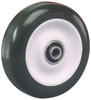 Albion Casters 3-1/2" Diam x 1-1/4" Wide, Polyurethane Caster Wheel 360 Lb. Capacity, 1-3/8" Hub Length, 3/8" Axle Diam, Ball Bearing XA03X3106 - 00996306