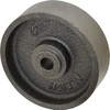 Albion Casters 4" Diam x 1-1/4" Wide, Cast Iron Caster Wheel 350 Lb. Capacity, 1-3/8" Hub Length, 3/8" Axle Diam, Sleeve Bearing CA0404106 - 00996561