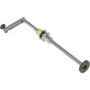 Vestil 30 Inches Overall Height, 5,000 Lbs. Load Limit Leveling Jack 4-1/2 Inches to 25-1/2 Inches Height Below Frame, 21 Inch Long Screw Travel LJ-21 - 66038878