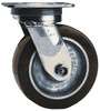 Albion Casters 5" Diam x 2" Wide x 6-1/2" OAH Top Plate Mount Swivel Caster Polyolefin, 650 Lb Capacity, Roller Bearing, 4 x 4-1/2" Plate 502154 - 66042151