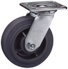 Albion Casters 4" Diam x 1-1/2" Wide x 5-5/8" OAH Top Plate Mount Swivel Caster Phenolic, 600 Lb Capacity, Roller Bearing, 4 x 4-1/2" Plate 16TM04101S - 75947440