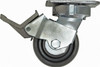 Caster Connection 4" Diam x 2" Wide x 5-5/8" OAH Top Plate Mount Swivel Caster with Brake Nylon, 1,000 Lb Capacity, Sealed Precision Ball Bearing, 4 x 4-1/2" Plate CDP-MSC-115 - 49080492