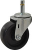 ER Wagner 3" Diam x 1-1/4" Wide x 3-5/8" OAH Stem Mount Swivel Caster Polyolefin, 210 Lb Capacity, Plain Bearing, 7/16 x 1-3/8" Friction Stem 2F9903027000101 - 01506088