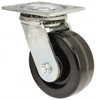 ER Wagner 5" Diam x 2" Wide x 6-1/2" OAH Top Plate Mount Swivel Caster Phenolic, 1,000 Lb Capacity, Roller Bearing, 4 x 4-1/2" Plate 1F8805438000190 - 01508514