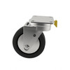 ER Wagner 6" Diam x 2" Wide x 7-1/2" OAH Top Plate Mount Swivel Caster Polyurethane, 700 Lb Capacity, Roller Bearing, 2-3/4 x 3-3/4" Plate 4F8806C250011AR - 57078362