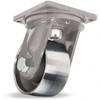 Hamilton Caster 8" Diam x 4" Wide x 11" OAH Top Plate Mount Swivel Caster Forged Steel, 17,000 Lb Capacity, Tapered Bearing, 8-1/2 x 8-1/2" Plate S-MD-84FST - 74980590