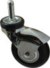 Shepherd Caster 3" Diam x 15/16" Wide x 3-7/8" OAH Stem Mount Swivel Caster Neoprene, 110 Lb Capacity, Precision Ball Bearing, 7/16 x 1-7/16" Friction Stem 103213 - 74582826