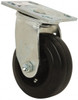Value Collection 5" Diam x 2" Wide x 6-1/2" OAH Top Plate Mount Swivel Caster Rubber, 500 Lb Capacity, Roller Bearing, 4 x 4-1/2" Plate ES5X2MOR - 89765028