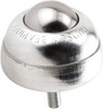 Hudson Bearings 1 Inch Diameter, Round, Carbon Steel Ball Transfer 1-3/4 Inch Overall Diameter, 1-3/8 Inch Mount Height, 75 Lb. Capacity SBT-1CS 1/4 - 42941526