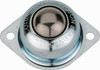 Hudson Bearings 1 Inch Diameter, Oval, Carbon Steel Ball Transfer 1.1875 Inch Mount Height, 75 Lb. Capacity BT-1CS - 92421064