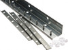 TMI, LLC 5Ft. Long Galvanized Steel Dock Strip Door Mounting Hardware For Use with Vinyl Strip Material (All Widths) HW10-L-UM-05 - 86452109