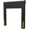 Vestil 8 ft. Door Width x 10 ft. Door Height Polyester Dock Seal & Shelter Combination Black D-150/650-14 - 30112965