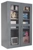 Durham 3 Shelf Visible Storage Cabinet Steel, 48" Wide x 18" Deep x 72" High, Gray EMDC-481872-95 - 04207429