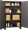 Durham 3 Shelf Locking Storage Cabinet Steel, 48" Wide x 24" Deep x 72" High, Gray JC-482478-3S-95 - 08357121