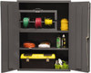 Durham 2 Shelf Locking Storage Cabinet Steel, 36" Wide x 18" Deep x 48" High, Gray 2600-2S-95 - 33707183