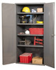 Durham 2 Shelf Locking Storage Cabinet Steel, 36" Wide x 24" Deep x 42" High, Gray 3503-95 - 89773493