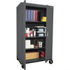 Sandusky Lee 4 Shelf Mobile Storage Cabinet Steel, 36" Wide x 24" Deep x 60" High, Charcoal Gray TA3R362460-02 - 03404159
