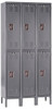 Hallowell 6 Door, 2 Tier, Premium Wardrobe Lockers 45" Wide x 18" Deep x 78" High, Gray U3588-2A-HG - 65173569