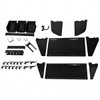 Wall Control Peg Board Accessories, Type: Wall Mounted Storage, For Use With: Wall Control Industrial Pegboard, Color: Black 35K-WRKBK - 99663684