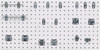 Triton Products 18 x 36" Steel with Epoxy Coating Industrial Tool Board System 1 Panel, 18 Hooks, White LB18-1WH-KIT - 36551877