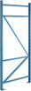 Steel King Industries 56,860 Lb Capacity Heavy-Duty Framing Upright Pallet Storage Rack 4" Wide x 96" High x 48" Deep, Powder Coat Blue BCF4L048096PB - 69888048