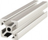 80/20 Inc. 4 Meters Long x 25 mm Wide x 25 mm Deep, T-Slotted Aluminum Extrusion Clear Anodized Finish 25-2525-4M - 65915480