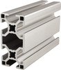 80/20 Inc. 6 Meters Long x 30 mm Wide x 60 mm Deep, T-Slotted Aluminum Extrusion Clear Anodized Finish 30-3060-6M - 66480443
