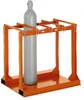 Made in USA Cylinder Pallet Rack 4 Cylinders, 34" Wide x 41" High x 23" Deep, Orange CP4 - 89816607