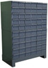 Durham 60 Bin Drawer Cabinet System 17-1/4 Inch Overall Depth x 48 Inch Overall Height, Gray Steel Bins 028-95 - 67160630