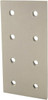80/20 Inc. 50mm Wide, Open Shelving 8 Hole Joining Strip Aluminum, Clear Anodized Finish, 100mm Long, Use with 25 Series & Bolt Kit 75-3404 25-4165 - 32061236