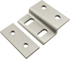 80/20 Inc. 60mm Wide, Open Shelving Accessory/Component Aluminum, Clear Anodized Finish, 58mm Long, Use with 30 Series & Bolt Kits 75-3615 & 11-8316 30-2435 - 32070856