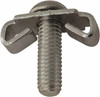 80/20 Inc. Open Shelving Extrusion End Fastener with Screw Bright Zinc Finish, Use with 25 Series 25-3895 - 70331673