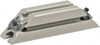 80/20 Inc. 40mm Wide, Open Shelving Accessory/Component Aluminum, Clear Anodized Finish, 160mm Long, Use with 4040 40-2525 - 81651804