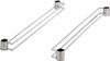 Quantum Storage Systems 2" Wide, Open Shelving Accessory/Component Chrome, Chrome Finish, 24" Long, Use with Wire Shelving Units WR-S24W - 30068563