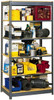 Edsal 5 Shelf Starter Open Steel Shelving 4,000 Lb Capacity, 48" Wide x 96" High x 24" Deep HCU-482496 - 86579745