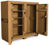 Knaack 60" Wide x 24" Deep x 60" High Job Site Tool Storage Cabinet 2 Door, Steel, Tan 111 - 65365090