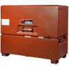 JOBOX Jobsite Box, Piano, 60" Wide, 31" Deep, Steel, Brown, Padlockable 2-682990-01 - 98941693