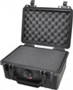 Pelican 7-51/64" Wide x 7-9/16" Deep x 4-19/64" High, Clamshell Hard Case Black, Plastic 1150-000-110 - 67122499