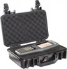 Pelican 8-11/32" Wide x 3-25/32" High, Clamshell Hard Case Black, Polypropylene 1170-000-110 - 70461561