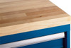LISTA Tool Box Wood Butcher Block Top 40-1/4" Wide x 22-1/2" Deep x 1-3/4" High, Natural, For HS Modular Cabinets XSHS1BCT - 93411999