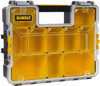 DeWALT 10 Compartment Tool Organizer 14" Wide x 4-1/2" Deep x 4-1/2" High, Plastic, Yellow DWST14825 - 37871811