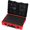 Milwaukee PACKOUT 1 Compartment Portable Tool Case with Customizable Insert 14-27/32" Wide x 20-19/32" Deep x 5-29/32" High, Polymer, Red/Black 48-22-8450 - 12765038