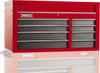 Proto 8 Drawer Top Tool Chest 50" Wide x 25-1/4" Deep x 27" High, Steel, Safety Red/Gray J555027-8SG - 37863438