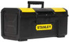 Stanley 3 Compartment Tool Box 18-7/8" Wide x 10-1/4" Deep x 9" High, Polypropylene, Black/Yellow STST19410 - 53387734