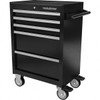 PRO-SOURCE 5 Drawer 1,320 Lb Capacity Steel Tool Roller Cabinet 18-7/64" Wide x 33-5/16" High x 26-21/32" Deep, Ball Bearing Drawer Slides, Black AT267651G-03A - 12757993