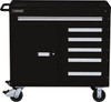 Proto 6 Drawer Steel Workstation 45" Wide x 42-1/2" High x 21-3/8" Deep, Ball Bearing Drawer Slides, Black J564542-6BK-1S - 33602236