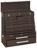 Kennedy 13 Drawer, 2 Piece, Brown Steel Machinists Combo 12-1/2 Inches Deep 9-1/2 Inches High 26.68 Inches Wide Base 52611 & 5150 - 06596159