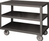 Durham Mobile Table Steel, Fixed Leg, Gray, 72" Long x 36" Deep x 30-1/4" High HMT-3672-3-95 - 33670480