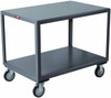 Jamco Flush Mobile Table Steel, Gray, 48" Long x 24" Deep x 30" High LB248-U5 - 61588273